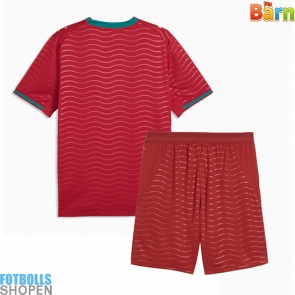 Billiga Portugal Hemmatröja Barn VM 2026 Kortärmad (+ Korta byxor)